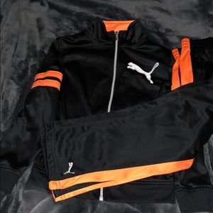 Orange puma sweatsuit Clearance